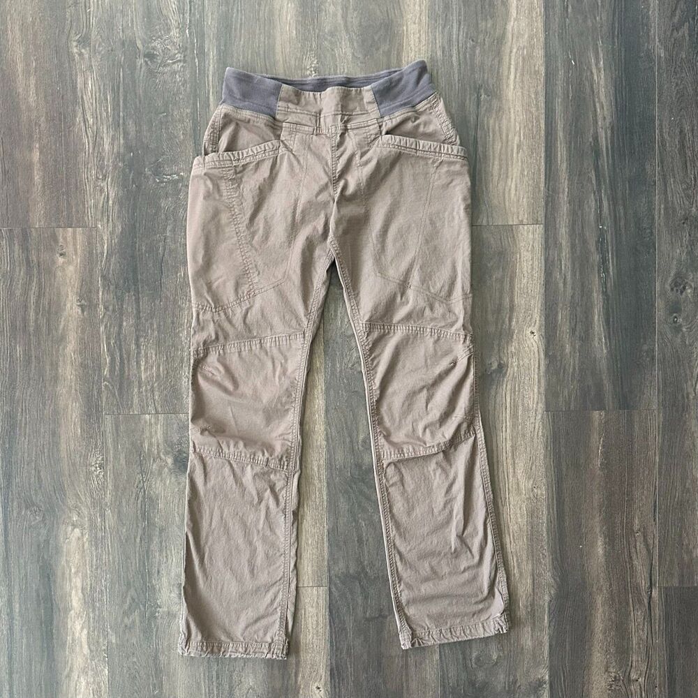prAna Pants Casual Hiking Outdoors Women's Size Small Brown and Gray BREATHE